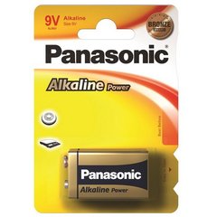 Батарейки Panasonic Alkaline Power 6LR61, 9V (крона) BL