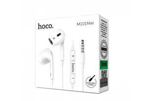 Гарнітура з мікрофоном вкладиші HOCO M101 Max Crystal joy wire-controlled, white