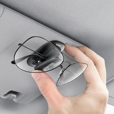 Автомобільний тримач для окулярів Baseus Platinum Vehicle eyewear clip (Pasete Type) (ACYJN-A01) bl.