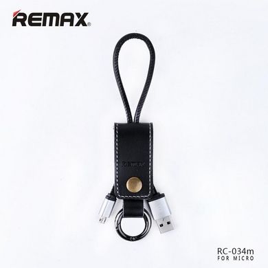 Кабель-брелок microUSB Remax Western RC-034m, black
