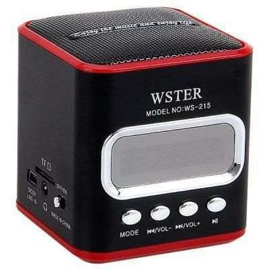 Портативна колонка WS-215 MP3/FM/MicroSD/USB