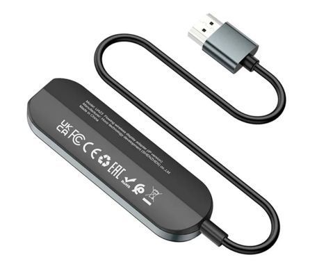 Адаптер HDMI to WiFi HOCO UA23 Flowing 2,4/5G display adapter (iPhone version) black