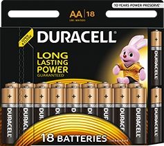 Батарейки Duracell LR6, AA (18/180) BL