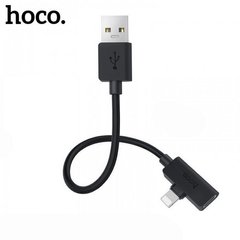 Перехідник HOCO LS9 Brilliant Lightning digital audio charging cable, 0.15m., black