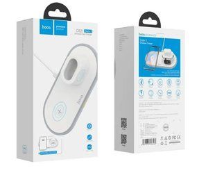 БЗП HOCO CW21 Wisdom 3-in-1 (iPhone/iWatch/AirPods) 2A, white