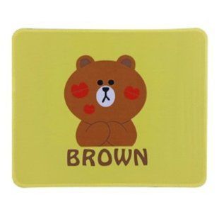 Килимок для миші 210x250mm. Персонаж Lime Friends brown з боковою прошивкою (12011)