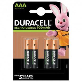 Акумулятор Duracell R03, AAA 900mAh (4/40) Ni-MH