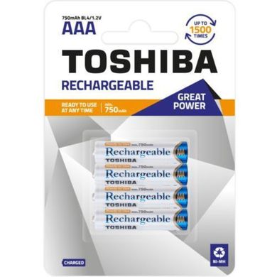 Акумулятор Toshiba R03, AAA (750mAh) Ni-MH (2/40)