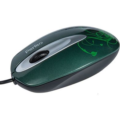 Миша дротова Perfeo PF-100-OP, USB, green