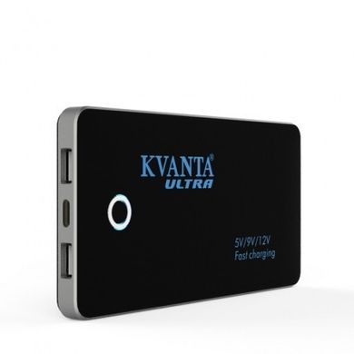 УМБ Power Bank Kvanta Ultra KUF-2501 5V/9V/12V (1xUSB+1xUSB 3.0) 12000mAh soft touch + ЗУ Sony 2A