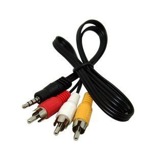 Кабель Jack 3.5mm - 3RCA (jack - 3 тюльпана) 1.5m.
