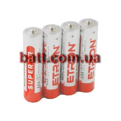 Батарейки Etron Eco Power Alkaline LR03, AAA (4/40)