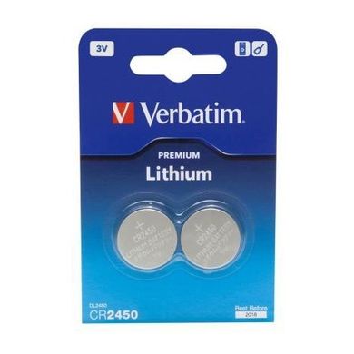 Батарейки літієві Verbatim CR 2450