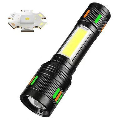 Лiхтар ручний 623-TG+COB, zoom, вбудований акумулятор, ЗП Type-C