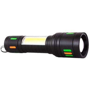 Лiхтар ручний 623-TG+COB, zoom, вбудований акумулятор, ЗП Type-C