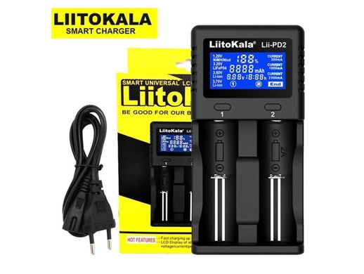 Зарядний пристрій універсальний LiitoKala Lii-PD2 (2xAA/AAA/18650-26650)