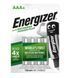 Акумулятор Energizer R03, 700mAh, Ni-MH (4 BL)