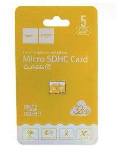 Карта пам'яті 32GB Hoco microSDHC Class 10 (без адаптеру)