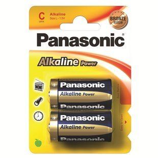 Батарейки Panasonic Alkaline Power LR14, C (4/24)