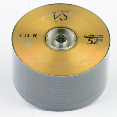 Диски VS CD-R 700 MB 52x Bulk/50 (CMC Magnetics), золотистый