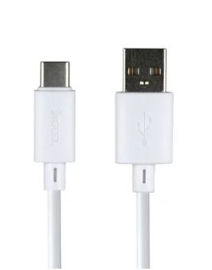 Кабель Type-C HOCO X88 Gratified charging, 3A, 1m., White