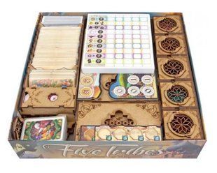 Органайзер ХДФ Five Tribes + Expansion (П'ять каст/Пять племен) + Доповнення