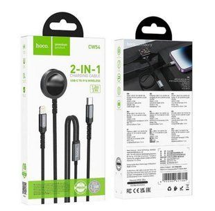 БЗП HOCO CW54 Wisdom 2-in-1 (iPhone/iWatch), black