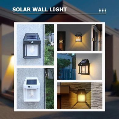 Ліхтар 888-30W вольфрамова лампа, Motion Sensor, 1x14500, сонячна панель