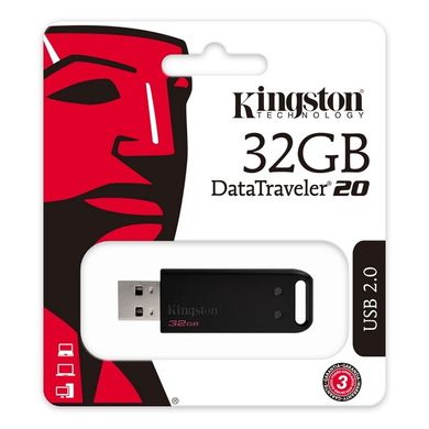 Накопичувач Kingston DataTraveler 20 32GB USB 2.0 (DT20/32GB)