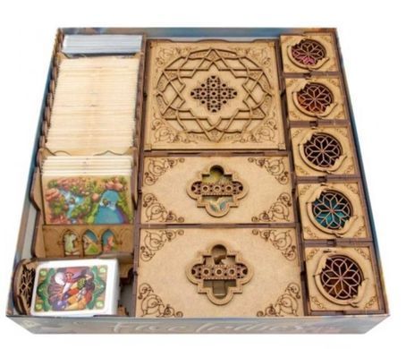 Органайзер ХДФ Five Tribes + Expansion (П'ять каст/Пять племен) + Доповнення
