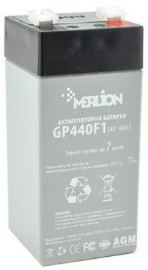 Акумулятор Merlion AGM GP44M1 (4V, 4Ah) (47*47*100/105) Q30