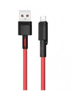 Кабель microUSB XO NB-Q166, 5A, 1m., red