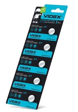 Батарейки літієві Videx CR 1225 / 5 BL
