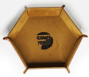 Лоток для кубиків - Hexagon dice tray (brown)