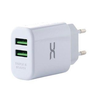 МЗП DC CA-D24 (2xUSB, 2.4A) white