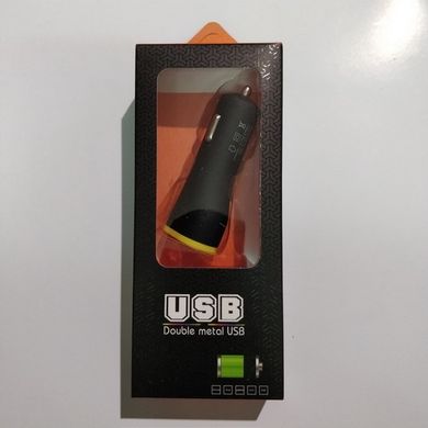 АЗП Soft USB 5V (2.1A+1A) 23b yellow