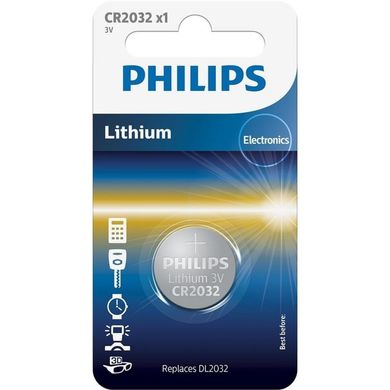 Батарейки літієві Philips CR 2032/2 BL