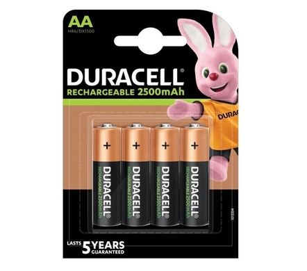 Акумулятор Duracell R6, AA 2500mAh (4/20)