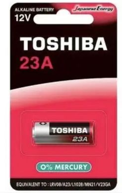 Батарейки Toshiba 23A, 12V (1/100)