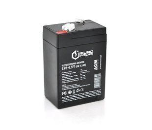 Акумулятор Europower AGM EP6-4.5F1 (6V, 4.5Ah) (70*47*100/105) (14279)