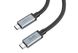 Кабель Type-C to Type-C HOCO US06 USB 3.2, 20Gbps, 100W HD high speed, 100W, 2m., black 10010810 фото 2