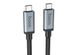 Кабель Type-C to Type-C HOCO US06 USB 3.2, 20Gbps, 100W HD high speed, 100W, 2m., black 10010810 фото 3