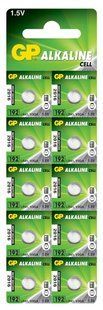 Батарейки для годинників GP 192-U10 Alkaline AG 3, LR41