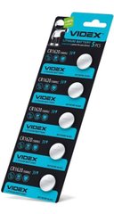 Батарейки літієві Videx CR 1620 / 5 BL