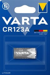 Батарейки Varta Lithium CR123A, 3V (1/10) BL