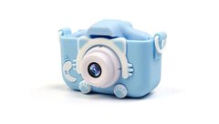 Дитяча фотокамера ET015 Cat, blue