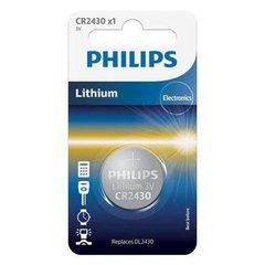 Батарейки літієві Philips CR 2430, 5 BL