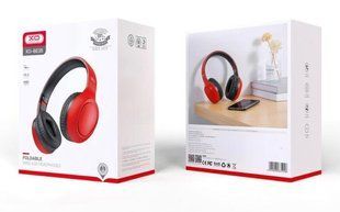 Гарнітура бездротова Bluetooth XO BE35, BT 5.2, 15H, microUSB, red