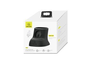 БЗП USAMS US-ZJ051 2in1 Silicon Charging Holder For Apple Watch And AirPods, black