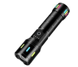 Ліхтар ручний CA171D-PM10-TG, zoom, 1 режим, індик. ЗП Type-C 1x18650/3xAAA, люмінісцентний
